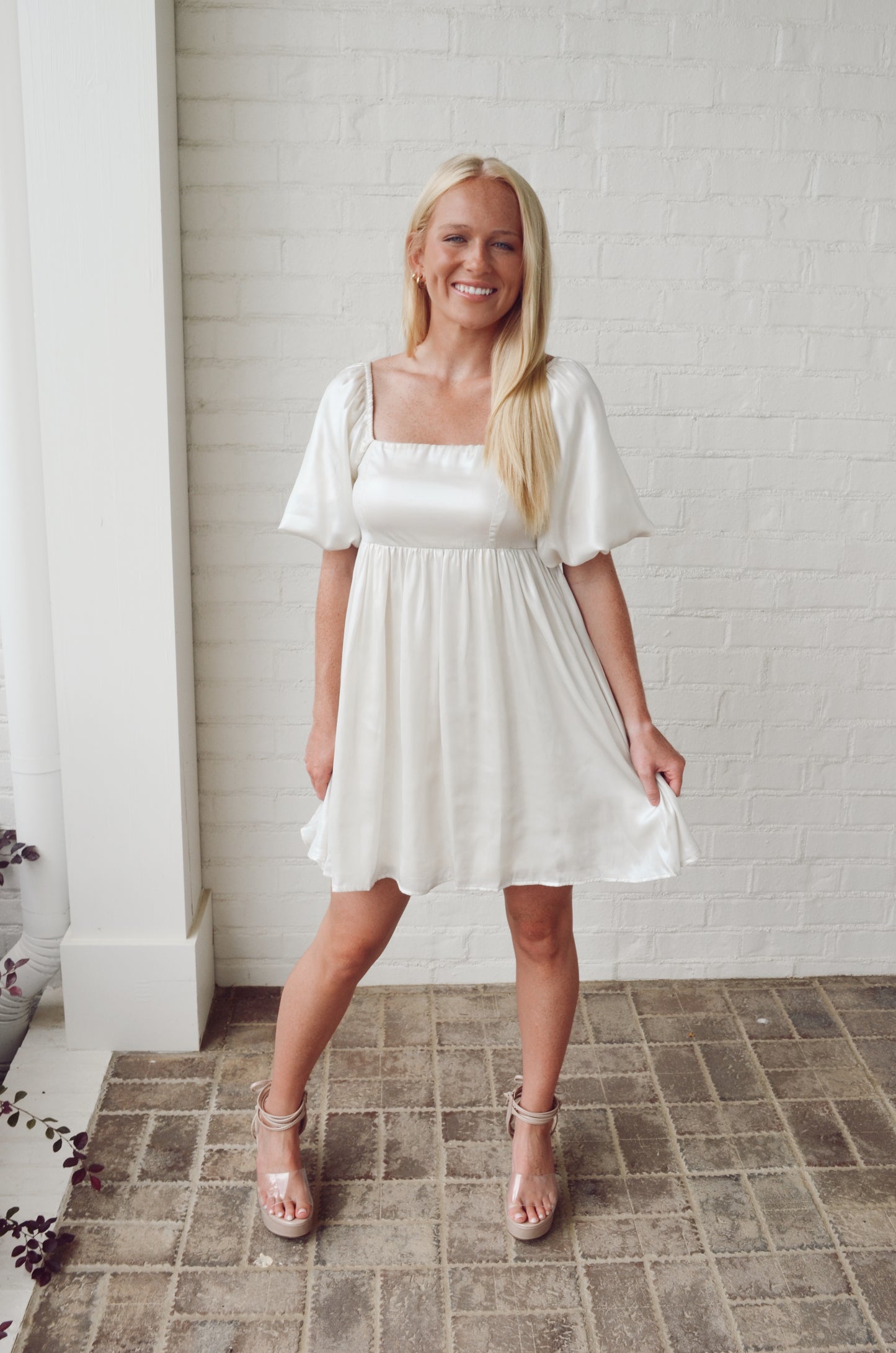 Mini Dress - White