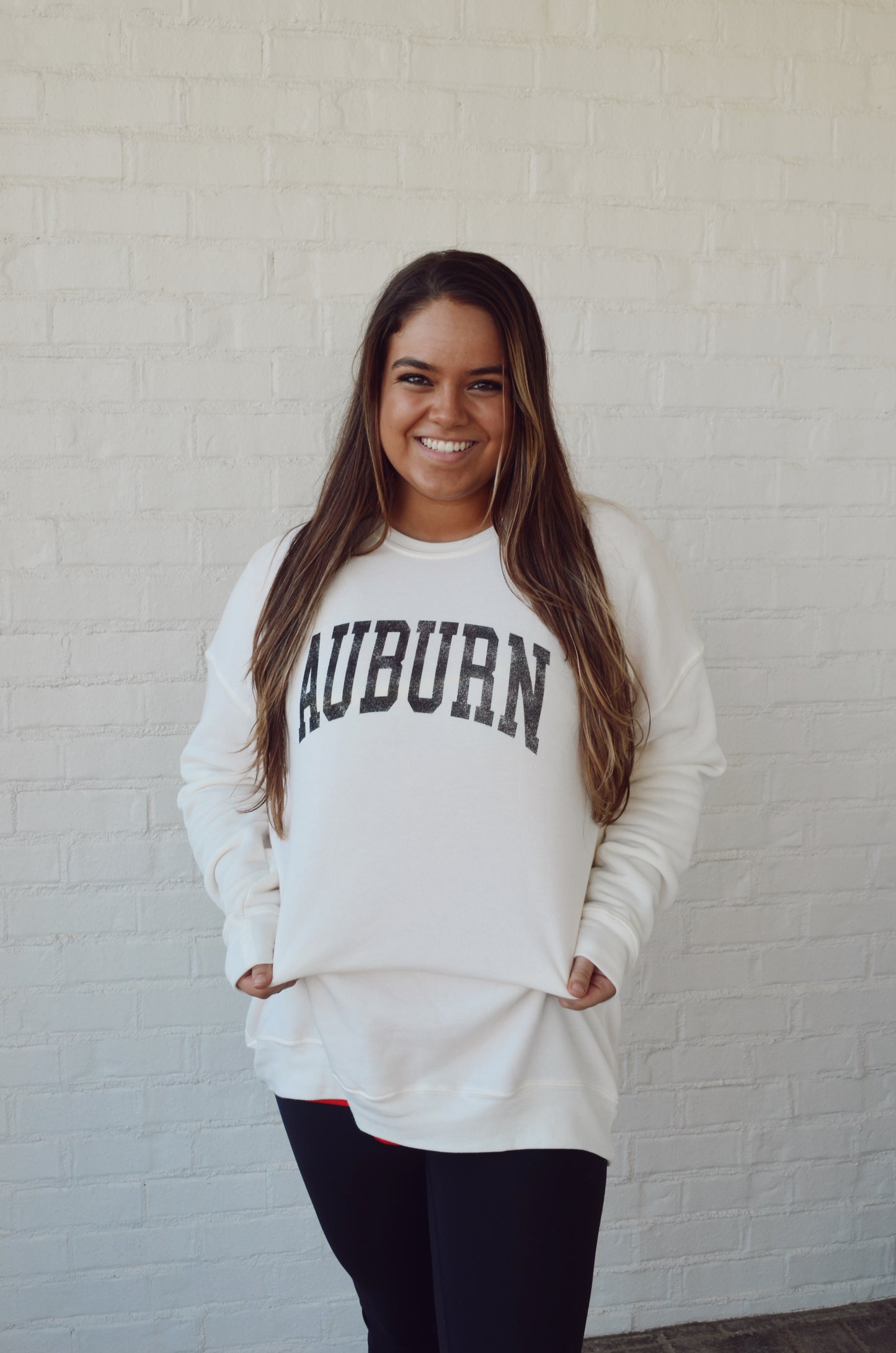 Auburn Sweatshirt - White